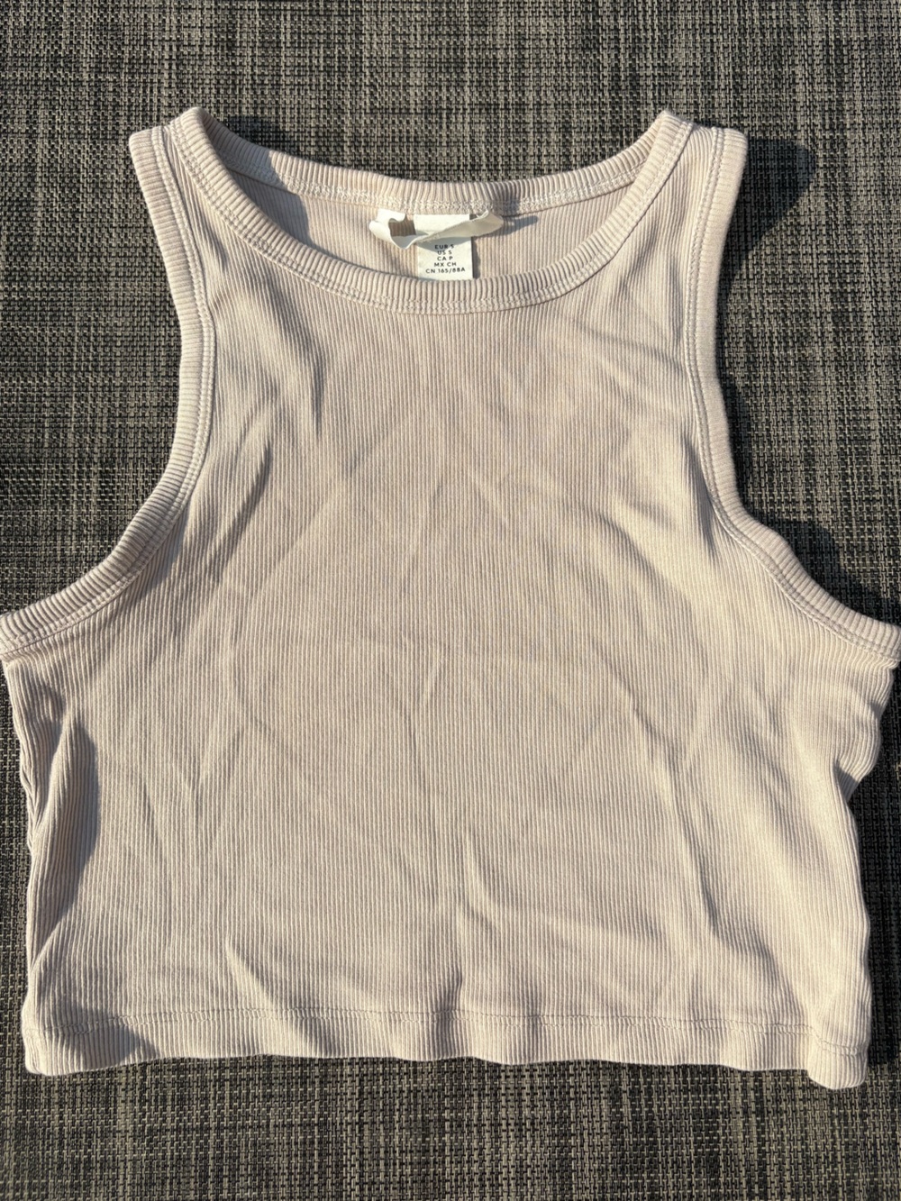 H&M Tan Cropped Tank